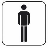 Samolepka WC páni