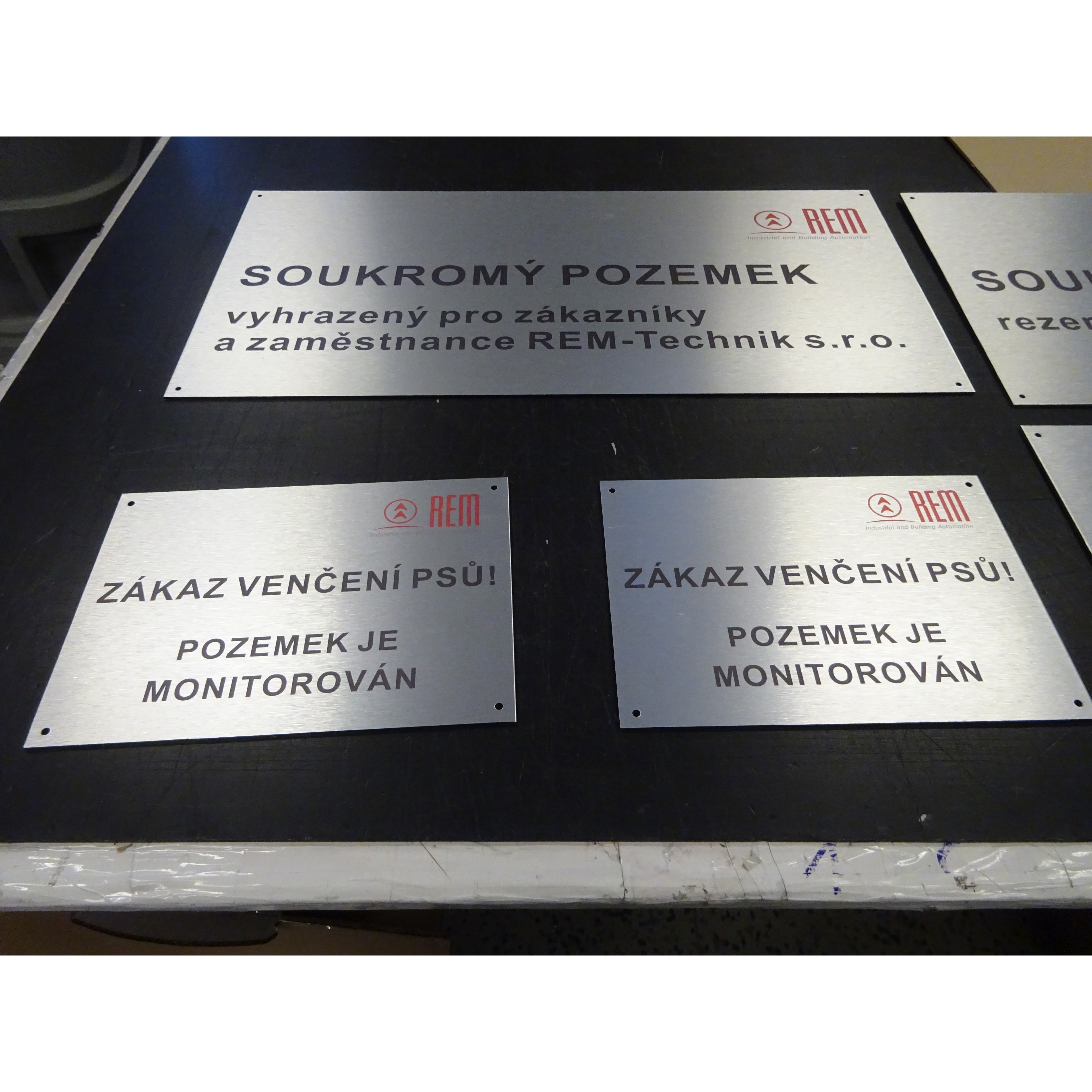 Dibond kartáčovaný a přímý tisk