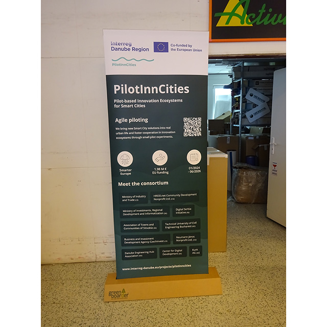 Ekologický papírový rollup - PilotInnCities