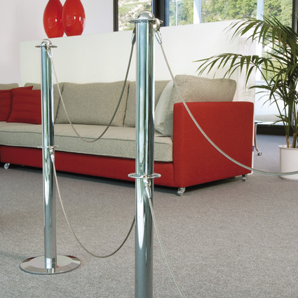 Vymezovací sloupek Tex Double chrom