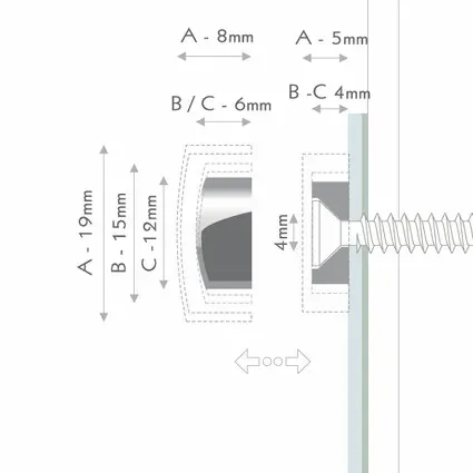 Šroub Micro plast 12