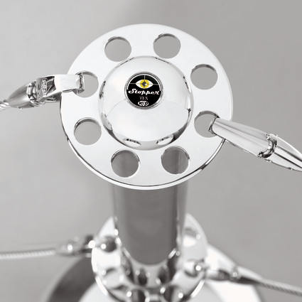 Vymezovací sloupek Tex Double chrom