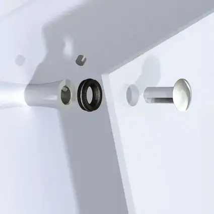 Distanční šroub Rapid Chrom lesklý (CM)