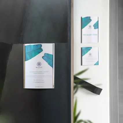 Orientační tabulka Bendo 150x150 mm