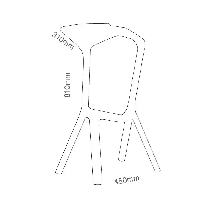 Barová židle Miura