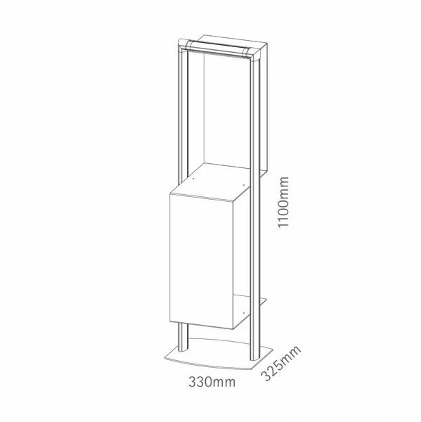 Stojan na katalogy Cubic