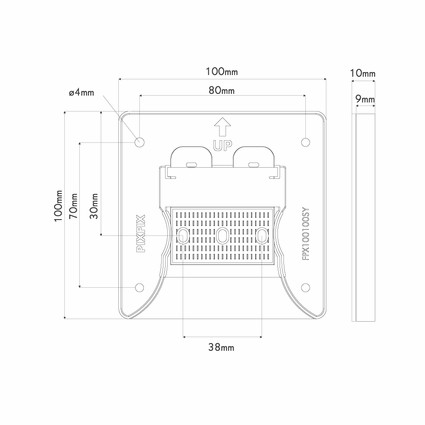 Distanční úchyt PixFix 100