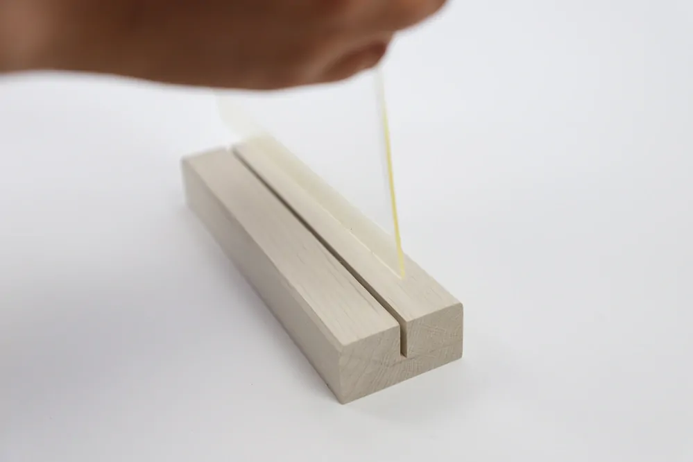 Informační stojánek Wood menu