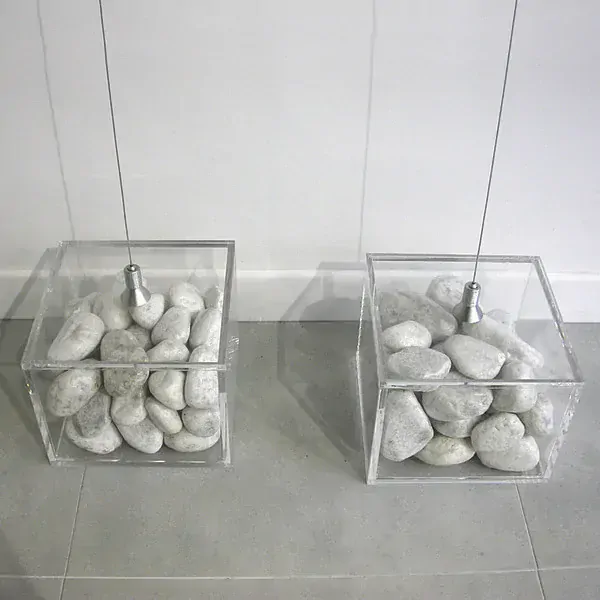 Lankový držák Fix Stříbrná matná (AR) set (2 ks)