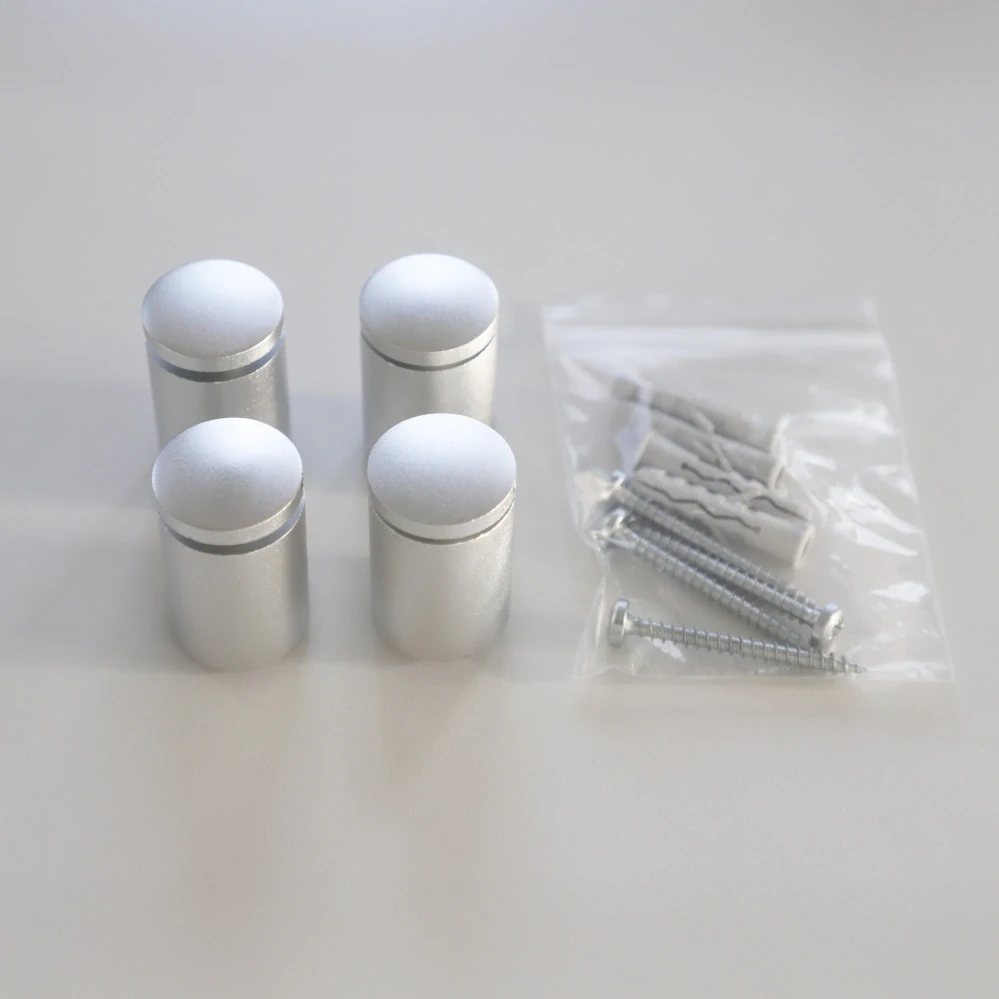 Distanční šroub Mix alu 18/18 Stříbrná matná (AR)