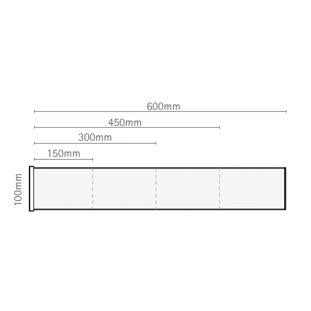 Výstrč na zeď Fisso Flag 600 mm