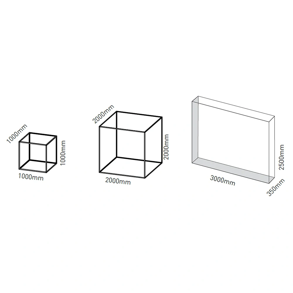 Reklamní kostka Cubox 2000x2000x2000 mm