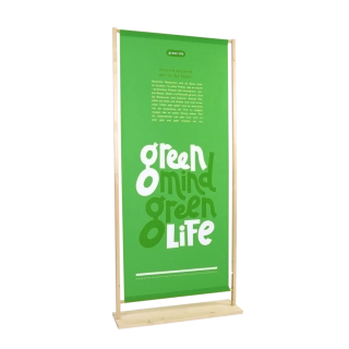 Dřevěný banner stojan WoodBoarder