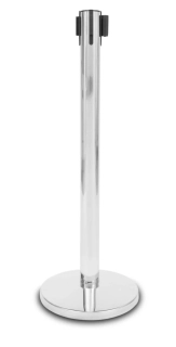 Vymezovací sloupek Premium chrom