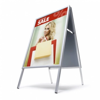 Reklamní áčko 500x700mm, ostrý roh, profil 25mm